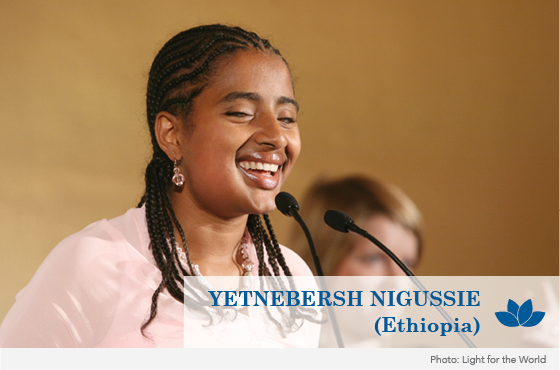 Yetnebersh Nigusse, Foto: Licht für die Welt