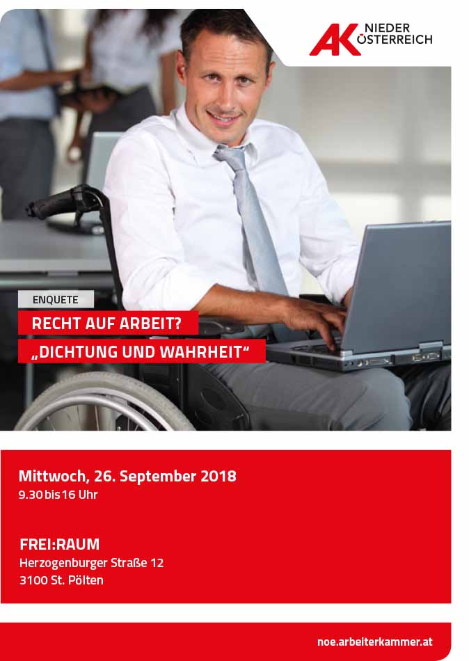 Einladung zur Enquete: Recht auf Arbeit? „Dichtung oder Wahrheit“