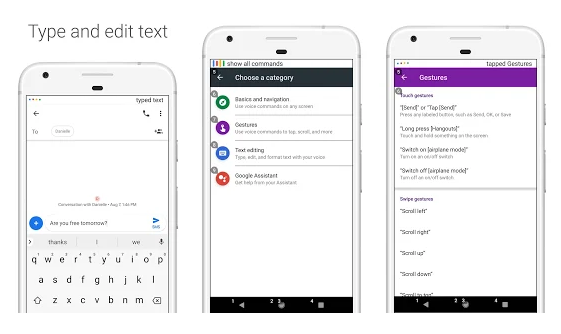 Screenshot Voice Access