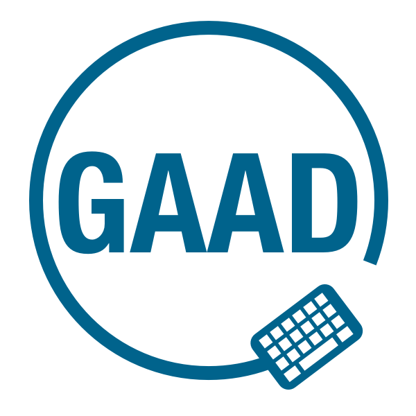Logo Global Accessibility Awareness Day (GAAD)