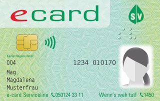 ecard mit Foto, Credit: er Haidingergasse 1, 1030 Wien (ab 1.1.2020: Dachverband der Sozialversicherungsträger