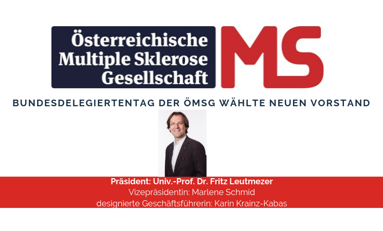 Der Bundesdelegiertentag der Österreichischen Multiple Sklerose Gesellschaft wählte am 4. Oktober 2019 einen neuen Vorstand.
