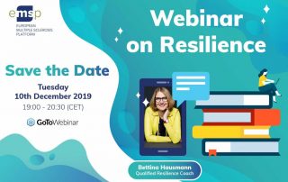 EMSP Webinar zu Resilienz mit Bettina Hausmann | 10. Dezember 19: 00-20: 30 Uhr (MEZ)