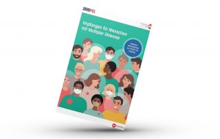 Broschüre Impfungen für Menschen mit Multipler Sklerose. Inklusive Informationen zur COVID-19-Impfung.