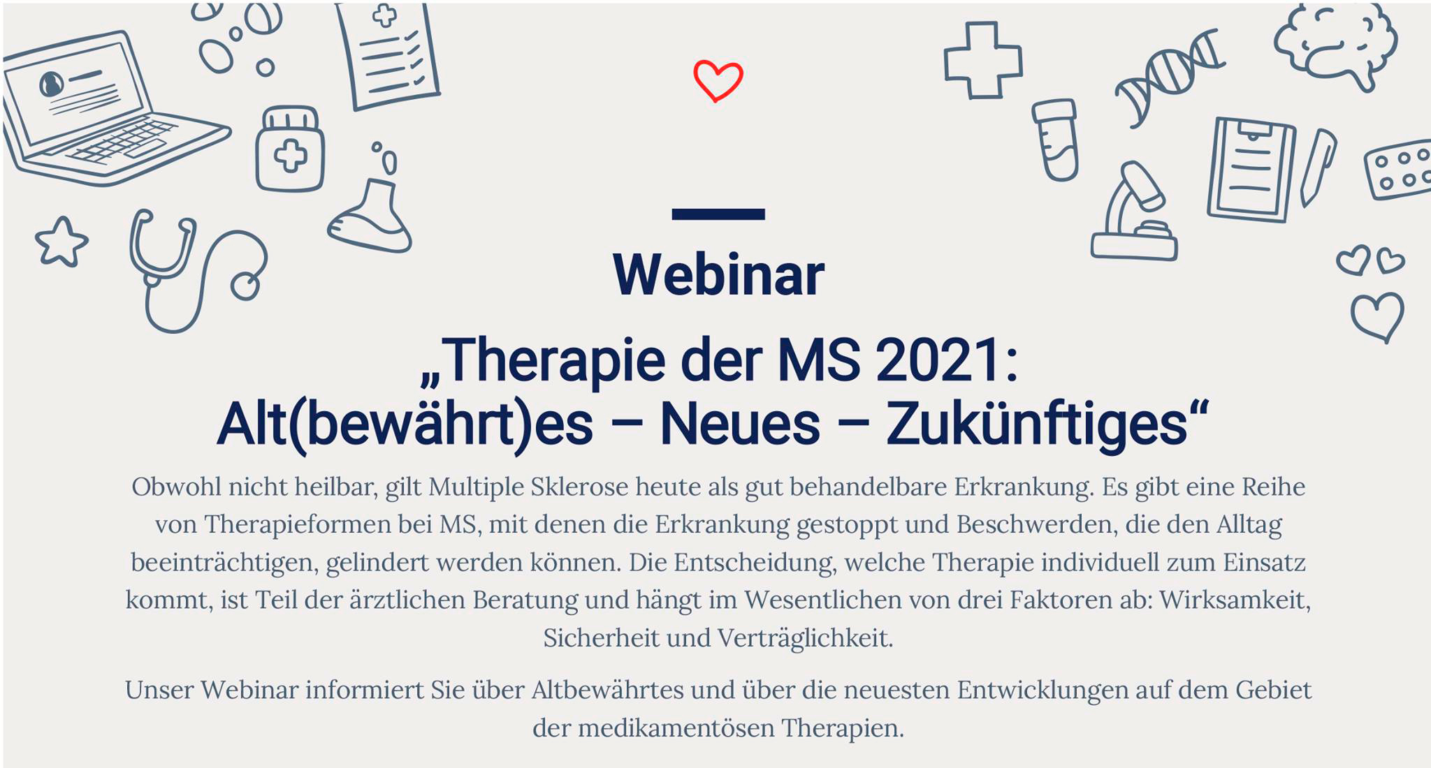 Aufzeichnung des Webinars vom 25. Juni 2021 mit Univ.-Prof. Dr. Fritz Leutmezer, MedUni Wien, Präsident der Österreichischen Multiple Sklerose Gesellschaft