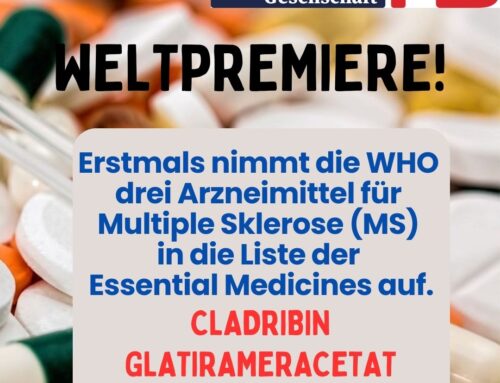 Welt-Premiere: WHO nimmt drei MS-Medikamente in die Essential Medicines List auf