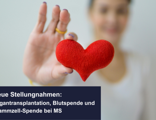Neue Stellungnahmen zu Organtransplantation, Blutspende und Stammzell-Spende bei MS 